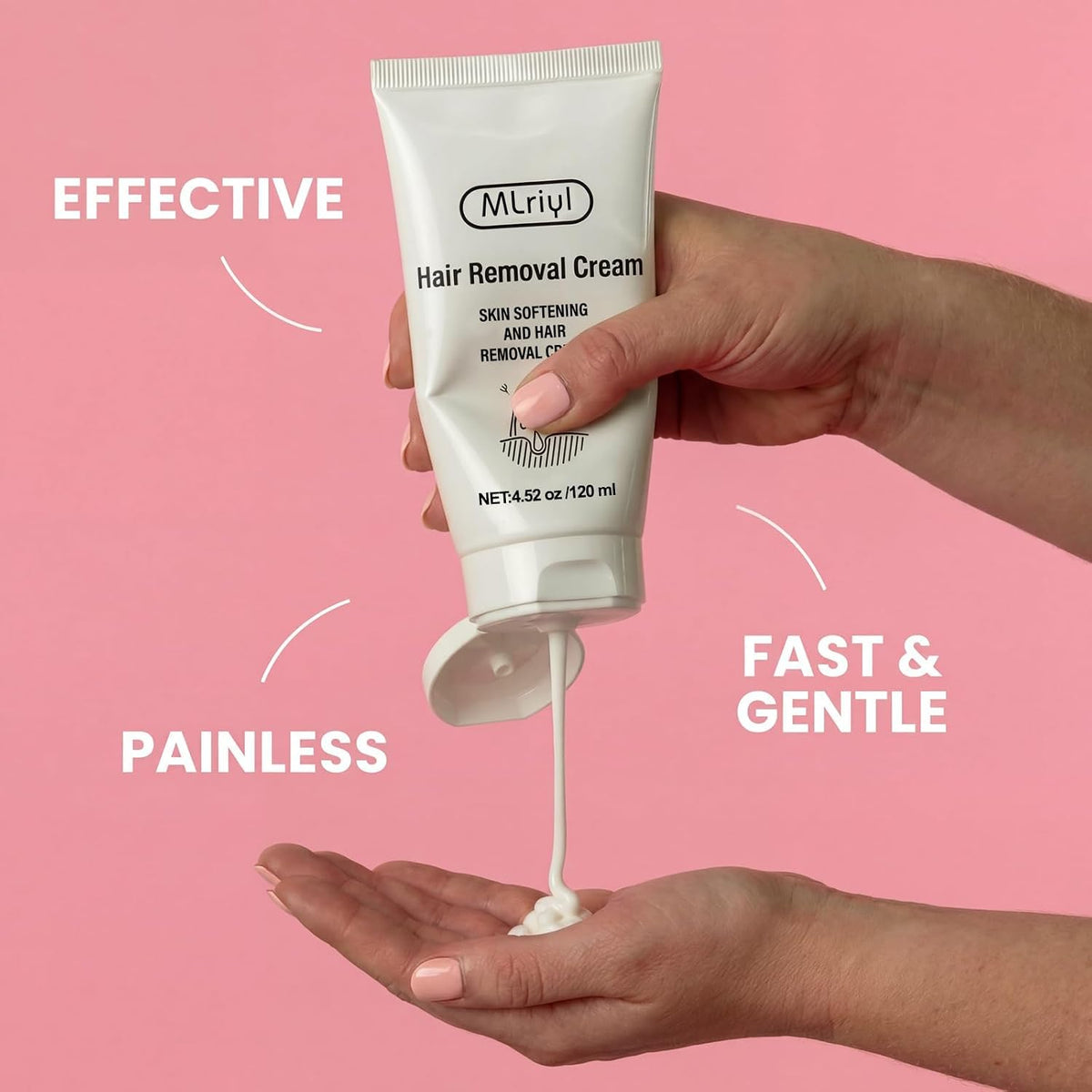 Body Hair Removal Cream for Women, 4.52 Oz