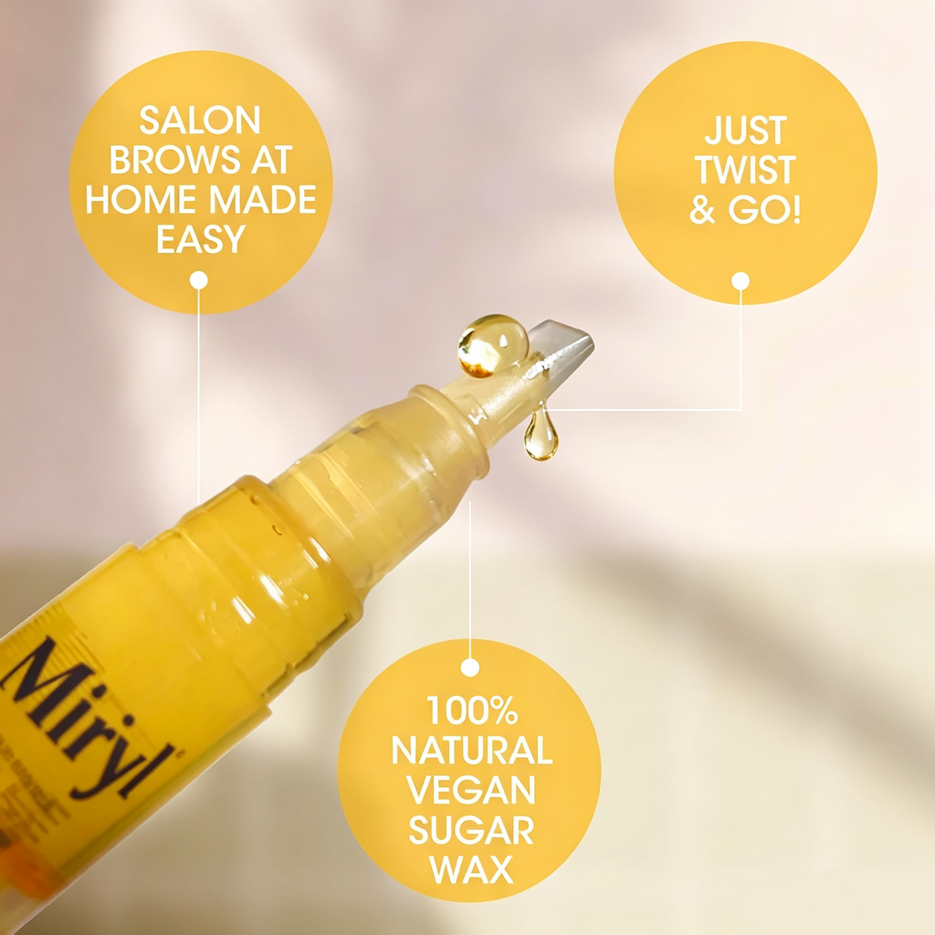 Eyebrow Shaper Wax Kit - Natural All Skin Types - Eyebrow Facial Hair Removal For Women